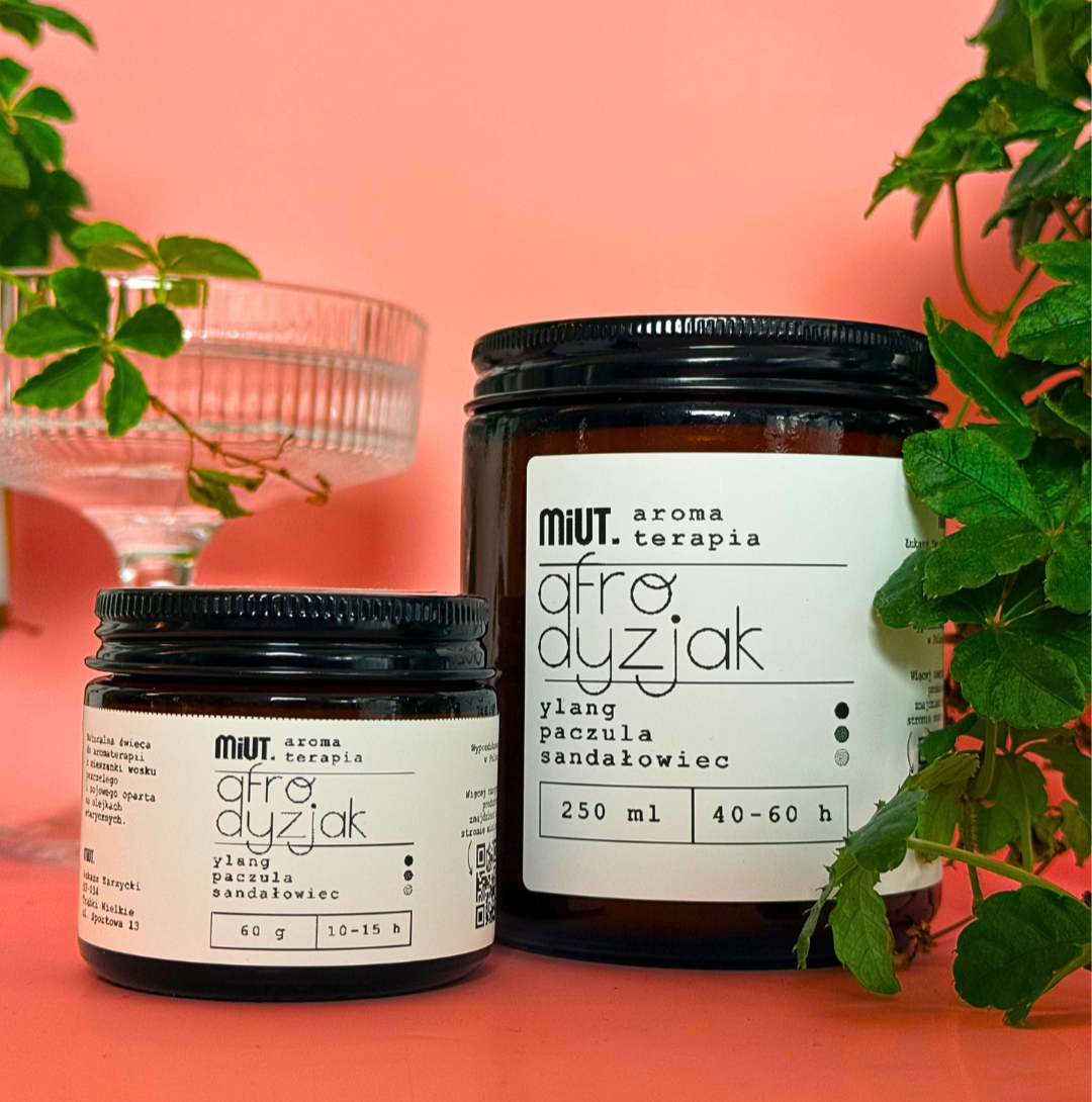 Afrodyzjak - duża świeca do aromaterapii