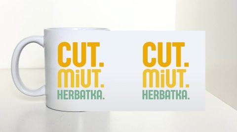 Kubek CUT. MiUT. HERBATKA.