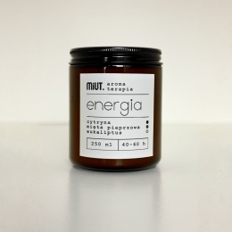 Świeca aromaterapeutyczna ENERGIA 250g