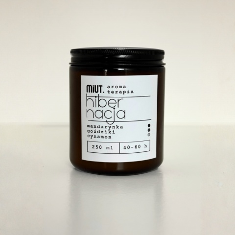 Świeca aromaterapeutyczna HIBERNACJA 250g