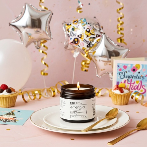 Świeca do aromaterapii 60g ENERGIA