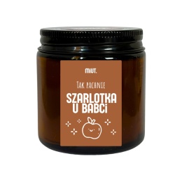 Świeca o zapachu szarlotki