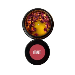 Świeca z wosku pszczelego o zapachu RÓŻY