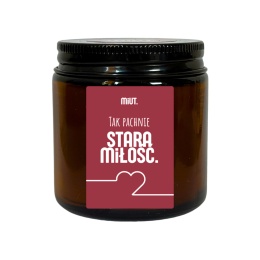 Świeca z wosku pszczelego o zapachu RÓŻY